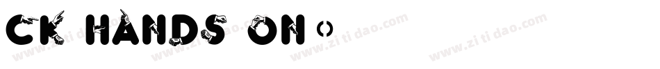 CK Hands On字体转换